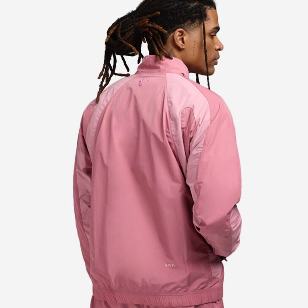 Nike X NOCTA Drake Northstar Nylon Track Jacket Mens L Desert Berry - Picture 4 of 6